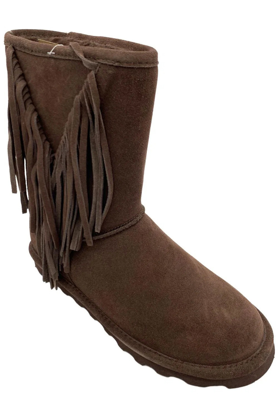 BEARPAW Womne's Cherilyn Tassled Winter Boot Walnut - Medium